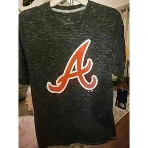 Mens Atlanta Braves Fanatics Branded Baseball Short Sleeve Shirt NWT Small A10